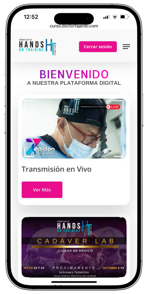 Curso de rinoplastia en línea